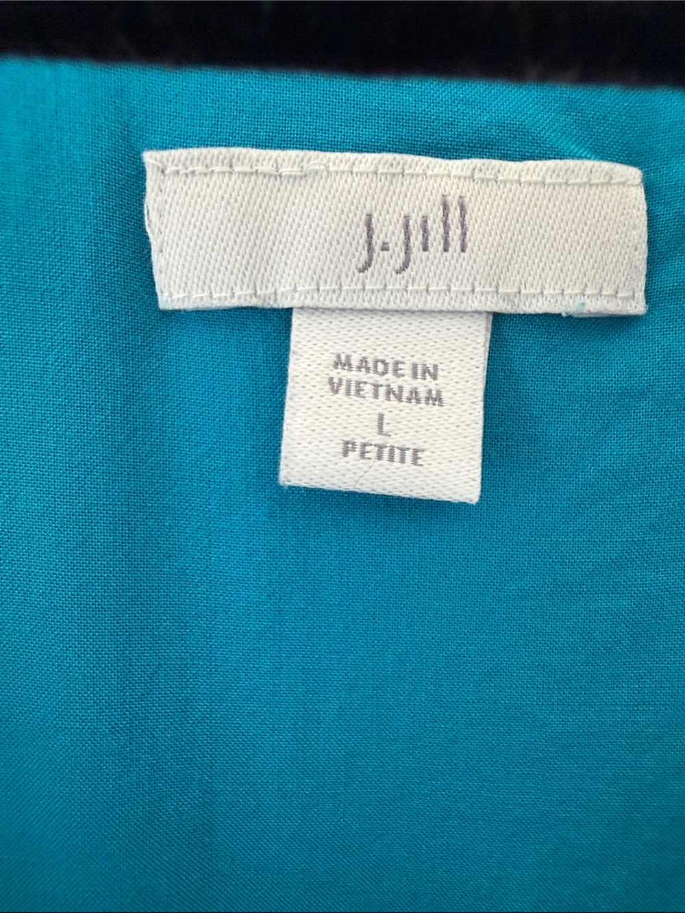 J Jill Sleeveless Colorblock Maxi Dress Pockets Teal Blue Green LP - Picture 2 of 11